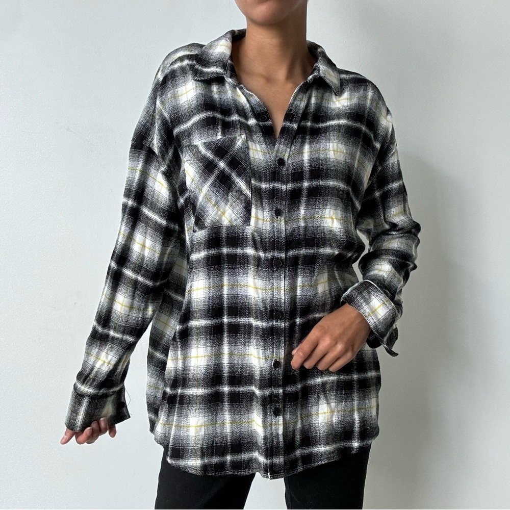 Small BP plaid button-up shirt
